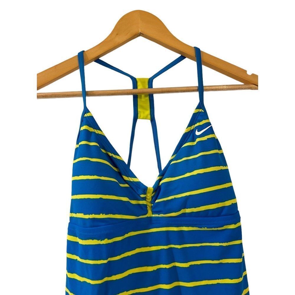 Nike Tankini Swim Tank Top Racerback Blue Women's Medium - Picture 2 of 9